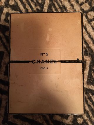 Pre - 1950’s Chanel No 5 Vintage Bottle And Box