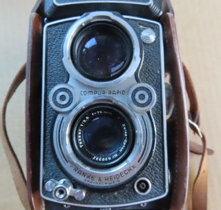 Rolleiflex Camera 3.  5 Compur Rapid