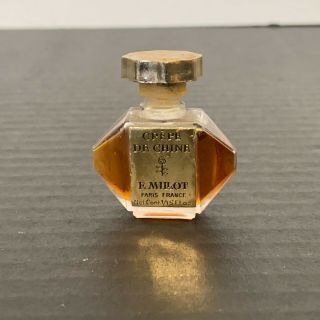 Vintage Crepe De Chine By F Millot Paris France Miniature Perfume Bottle Full