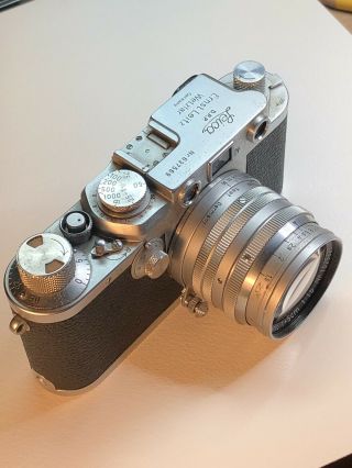 Leica Iiif Rangefinder Camera W/ Lens (1950 - 1957)