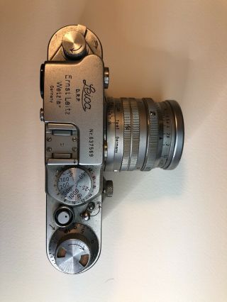 Leica IIIf Rangefinder Camera w/ lens (1950 - 1957) 2