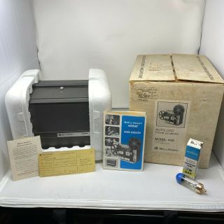 Bell & Howell See Video Autoload 8 & 8mm Movie Film Projector Model 456