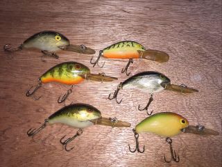 Vintage Rebel Deep Wee R And A Humpy Fishing Lure Crankbait Fishing Lures