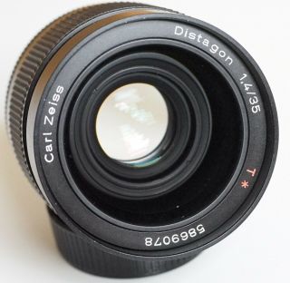 Contax Carl Zeiss Distagon 35mm 1.  4 AEG lens | CY AE Germany 35/1.  4 35 f1.  4 2