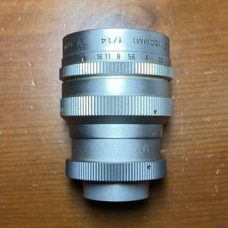 Wollensak 2 Inch 50mm F/1.  4 Cine T.  V.  Lens C - Mount