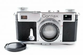 ,  Zeiss Ikon Contax Ii 35mm Rangefinder Camera W/ Sonnar 5cm F/2 Lens