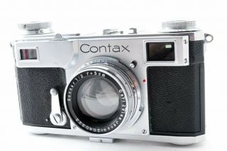 ,  Zeiss Ikon Contax II 35mm Rangefinder Camera w/ Sonnar 5cm f/2 Lens 2