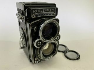 Rolleiflex 2.  8F 6x6 TLR Camera Zeiss Planar 80mm f/2.  8 Lens Parts Repair DS20 5