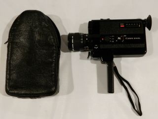 Canon 514xl Auto Zoom 8mm Film Camera,  Bag