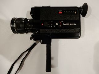 Canon 514XL Auto Zoom 8mm film camera,  bag 3