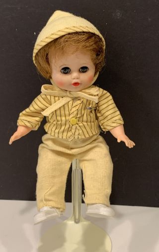 Vintage 50s 8 " Kellogg’s Baby Ginger Doll By Cosmopolitan W/original Outfit