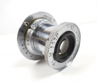Leica Leitz 5cm F=3.  5 Elmar Collapsible M39 Screw Mount Lens [02]