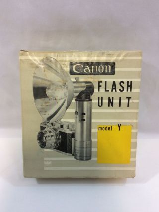 Canon Flash Unit Model Y.