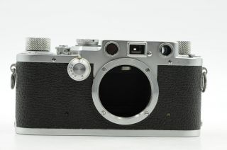 Leica Iiif Rangefinder Film Camera Ltm M39 Body Black Dial 736