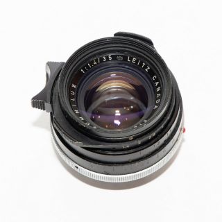 Leica 35mm F/1.  4 Summilux Leitz Lens Recent Cla