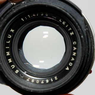 Leica 35mm F/1.  4 SUMMILUX Leitz Lens Recent CLA 3