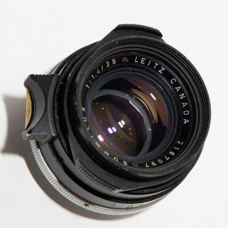 Leica 35mm F/1.  4 SUMMILUX Leitz Lens Recent CLA 4
