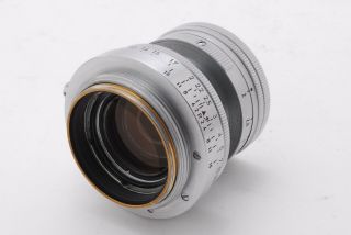 Leica Summicron 5cm 50mm F2 Collapsible Late Model L39 LTM Screw Mount Lens 528 5