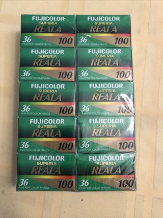 10 Rolls Fujicolor Superia Reala 100 Expired Film And Cold Stored