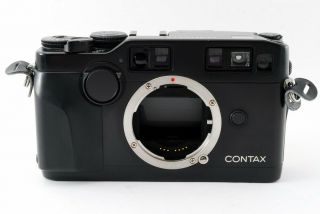 CONTAX G2 BLACK 35mm Rangefinder Body Only From JAPAN [Exc,  ] 2