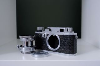 Canon Iib 35mm Film Rangefinder Camera Ltm,  Serenar 50mm F/1.  9 Lens Mioj