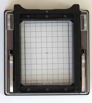 Linhof Kardan 4x5 Snap - On Back 001630 W/ Ground Glass Spring - Back | 9x12 45s Bi
