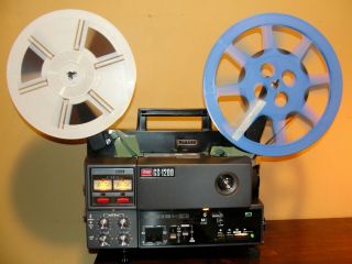 Elmo Gs - 1200 M&o Stereo Sound Movie Projector Serviced