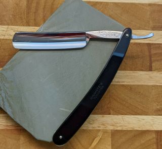 Vintage Shumate Tungsten Straight Razor 6/8 " Round Point Blade