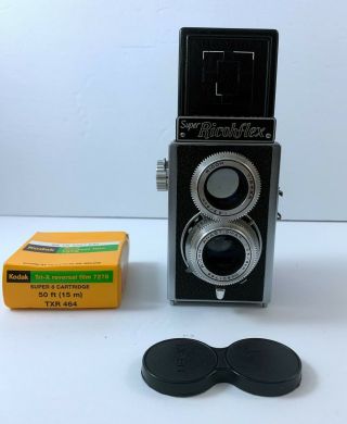 Ricoh Ricohflex 120 Film Tlr Camera 8cm/80mm F3.  5 Lenses