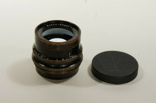 Czj Goerz Dagor 1:6.  8 F=24cm Lens,  S/n 1025281,  Brass,  Very Good