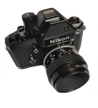 Nikon F 2 With Micro - Nikkor 55 Mm F - 1:3.  5 Lens