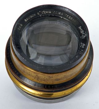 Bausch & Lomb Zeiss Tessar Series 1c 8 - 1/2 " 215mm F/4.  5 Lens 5x8 - -