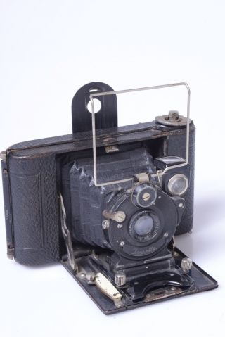 ✅ Ica Icarette 6x6cm 120 Roll Film Camera W/ Zeiss Novar 7.  5cm Lens