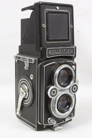 Rolleiflex 3.  5B 6x6 120 TLR Film Camera w/Zeiss Tessar 75mm f3.  5 Lens - READ 2