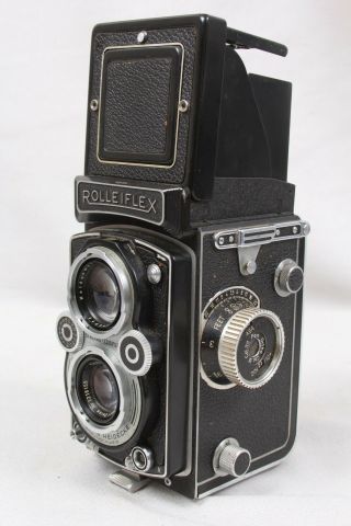Rolleiflex 3.  5B 6x6 120 TLR Film Camera w/Zeiss Tessar 75mm f3.  5 Lens - READ 3