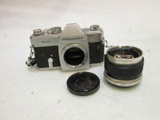 Mamiya Sekor 1000 Dtl 35mm Film Camera With 55mm F1.  4 M42 Slr/mirrorless Lens