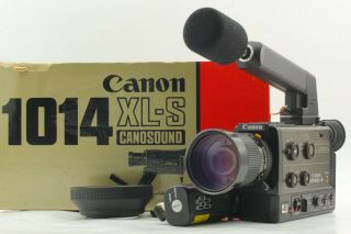 【mint,  In Box】 Canon 1014xl - S 8 8mm Film Movie Camera W/ Hood From Japan
