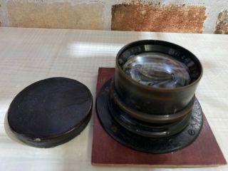 [exc] Carl Zeiss Jena Tessar 25cm F4.  5 For Large Format Camera From Japan 465