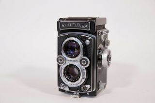 Rolleiflex 3.  5b Mx - Evs Tlr Film Camera W/ Schneider Xenar 75mm Lens