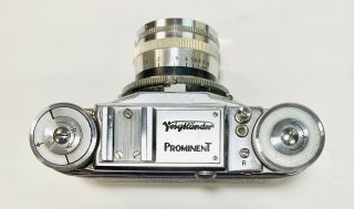 Voigtländer Prominent with Nokton 50mm f1.  5 Lens And Case 3