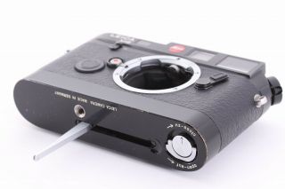 Leica M6 Black Non - TTL with Leicavit M Black Paint Set 2