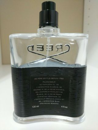 EMPTY 120 ML / 4 OZ.  CREED AVENTUS COLLECTABLE BOTTLE WITH LID.  No Box.  A4216H11 3