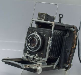 Busch Pressman Model C 2 1/4 " X 3 1/4 " Medium Format Sheet Film Press Camera