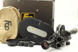 [exc,  5 In Case] Arriflex 16st 16mm Film Movie Camera 400ft X2 From Japan Ko65