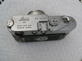 vintage 1958 LEICA M2 Leitz Canada SUMMILUX 1.  4 35mm 2060540 lens CAMERA 2