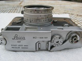 vintage 1958 LEICA M2 Leitz Canada SUMMILUX 1.  4 35mm 2060540 lens CAMERA 4