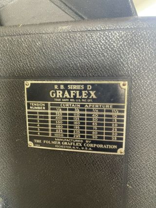 Graflex R.  B.  Series D.  Box Camera.  & Accessories 2