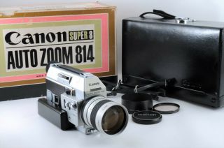 [mint,  In Box] Canon Auto Zoom 814 8mm Movie Camera Full Set From Japan