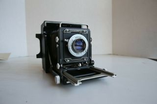 Graflex Century Graphic 2x3 Camera,  Graftar F/4.  5 103mm Lens,  Film Holders.