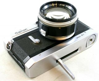 Vintage Canon Vi - T Trigger Wind 35mm Camera W/canon Lens 50mm F:1.  2